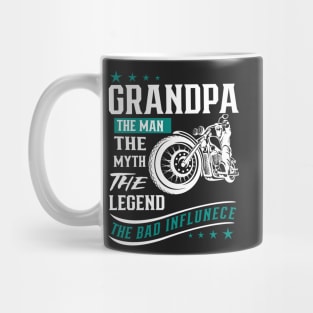 Grandpa the man the myth the legend The band influencer Mug